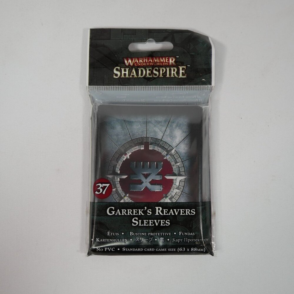 Warhammer Underworlds Shadespire Garreks Reavers Sleeves 37 Ct Size 63x88mm NIB